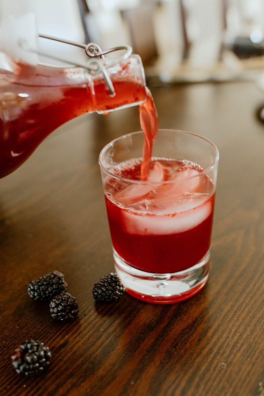 Homemade Blackberry Soda