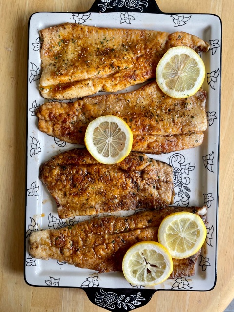 Pan-fried Trout