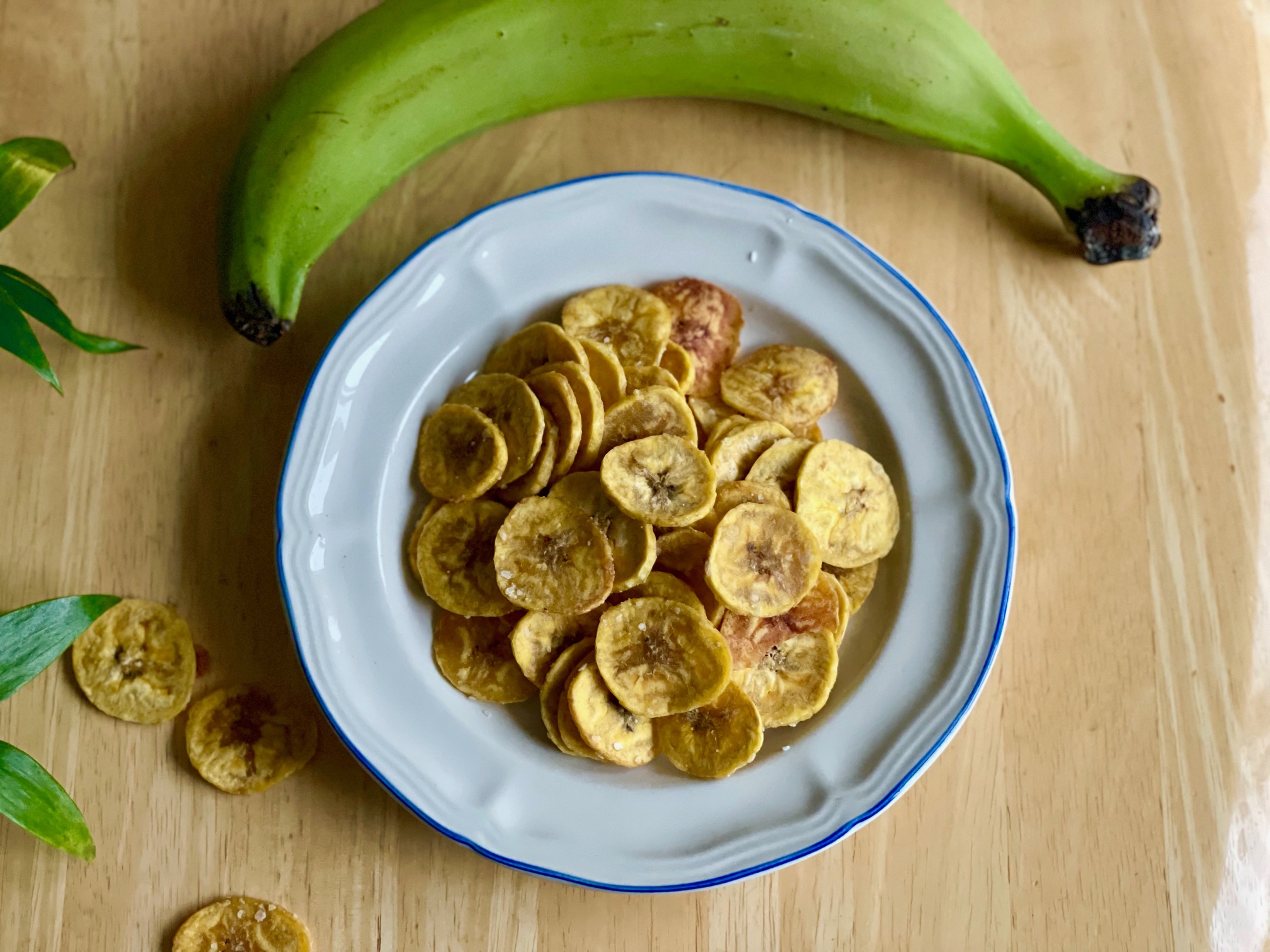 Baked Plantain Chips