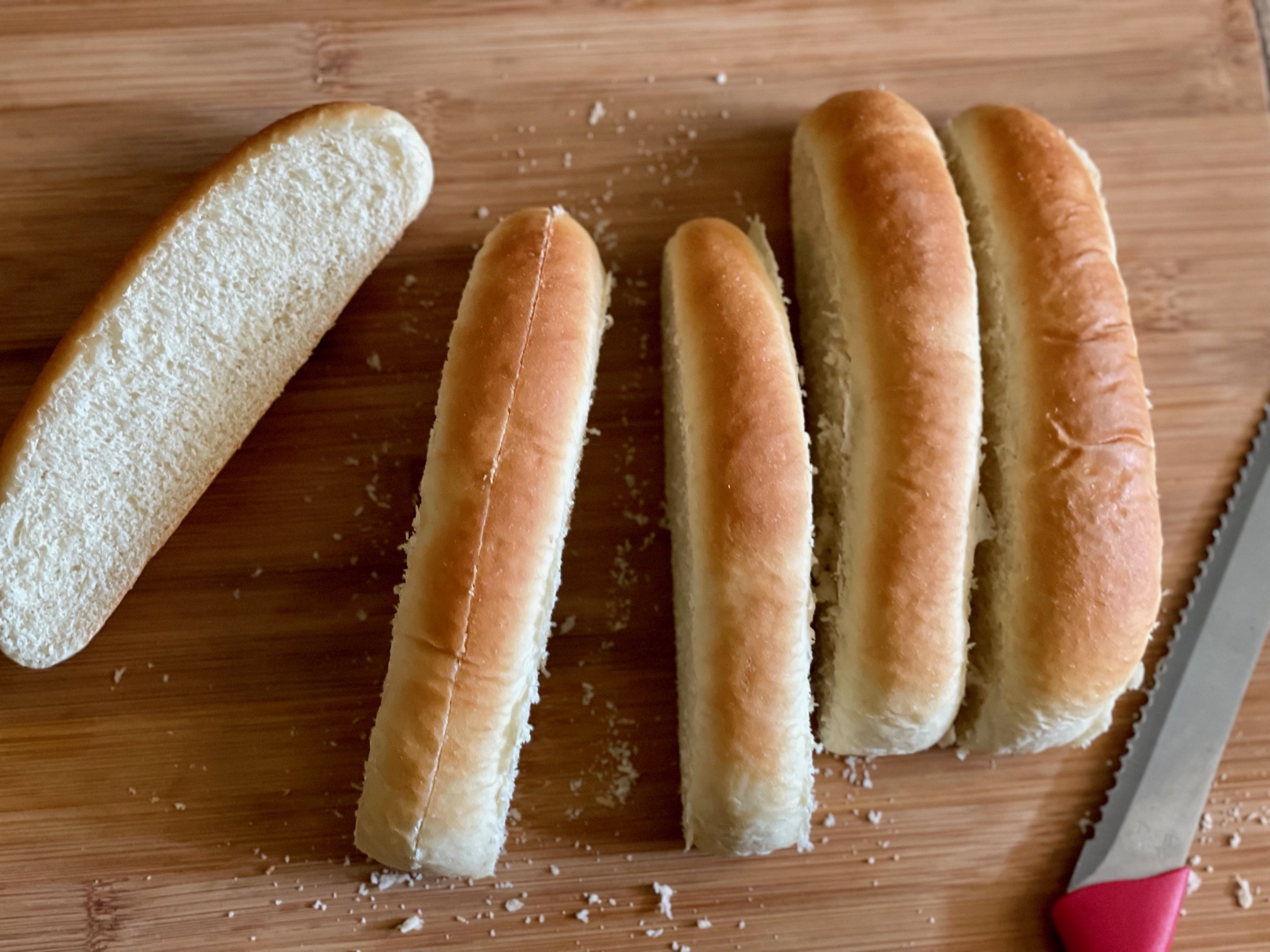 Split-Top Hot Dog Buns