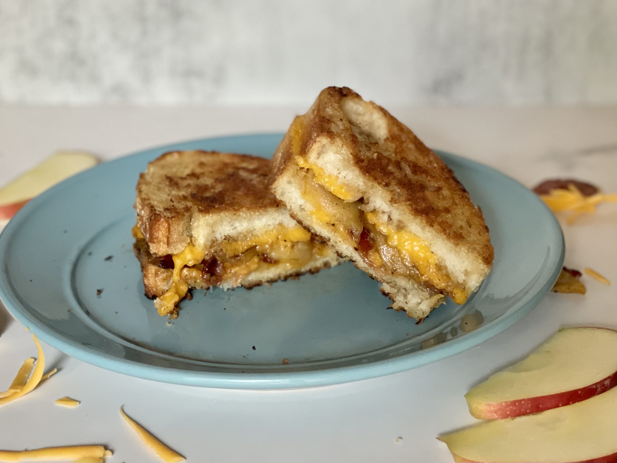 Maple Apple Bacon Grilled Cheese
